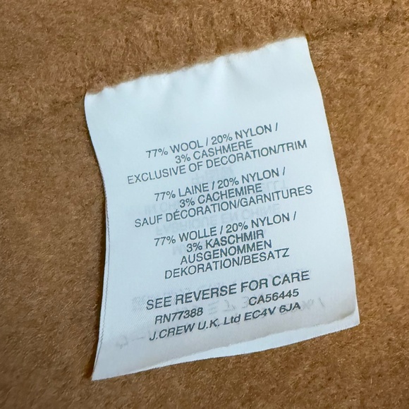 J. Crew | Wool-Cashmere Cape S/M ***NEW with tags*** - Picture 7 of 11